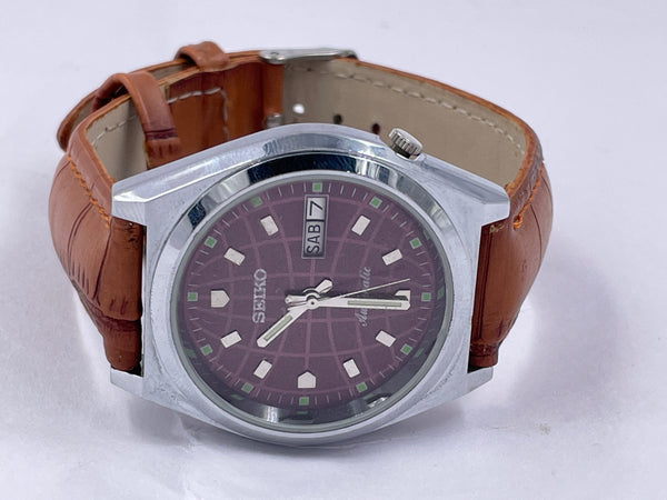 Seiko 5 Black Dial Automatic Vintage Watch
