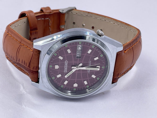 Seiko 5 Black Dial Automatic Vintage Watch
