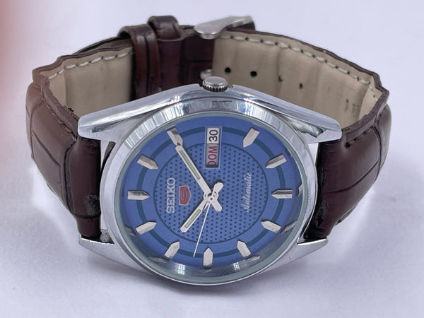 Seiko 5 Black Dial Automatic Vintage Watch