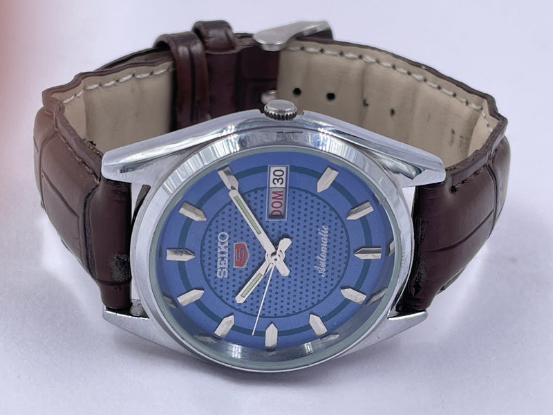 Seiko 5 Black Dial Automatic Vintage Watch