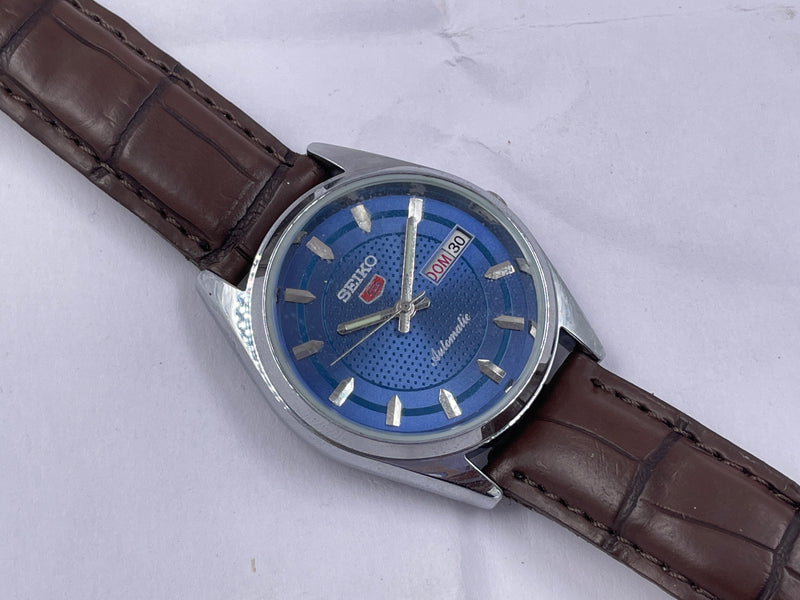 Seiko 5 Black Dial Automatic Vintage Watch