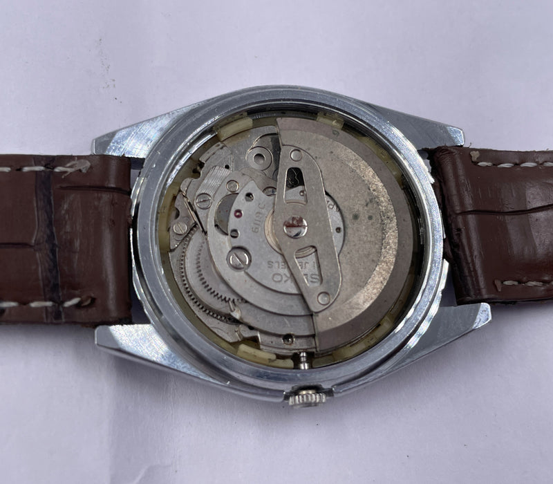 Seiko 5 Black Dial Automatic Vintage Watch