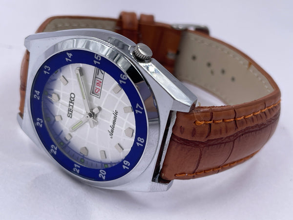Seiko 5 Black Dial Automatic Vintage Watch