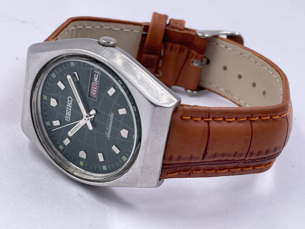 Seiko 5 Black Dial Automatic Vintage Watch