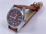 Seiko 5 Black Dial Automatic Vintage Watch