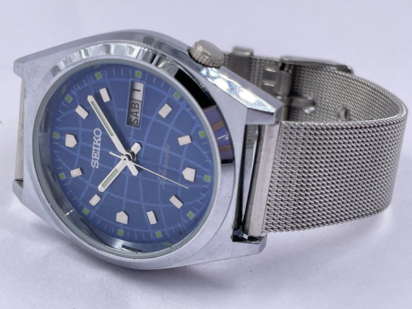 Seiko 5 Black Dial Automatic Vintage Watch