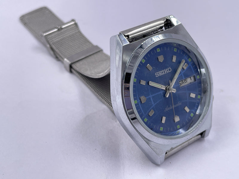 Seiko 5 Black Dial Automatic Vintage Watch