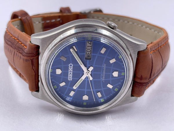 Seiko 5 Black Dial Automatic Vintage Watch