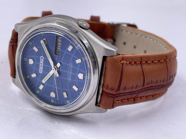 Seiko 5 Black Dial Automatic Vintage Watch