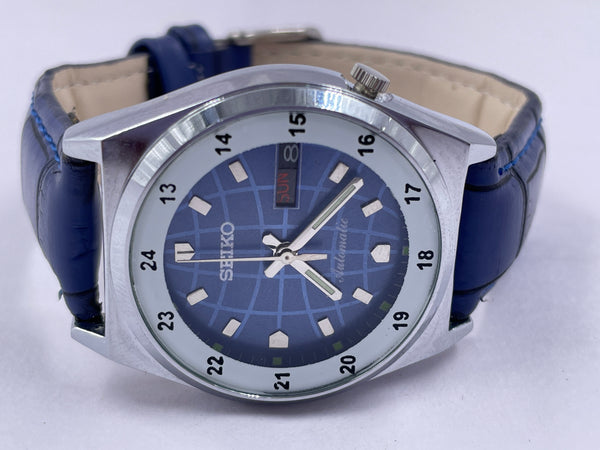 Seiko 5 Black Dial Automatic Vintage Watch