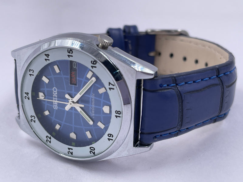Seiko 5 Black Dial Automatic Vintage Watch