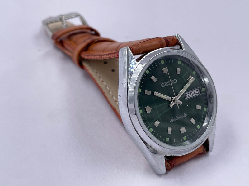 Seiko 5 Black Dial Automatic Vintage Watch