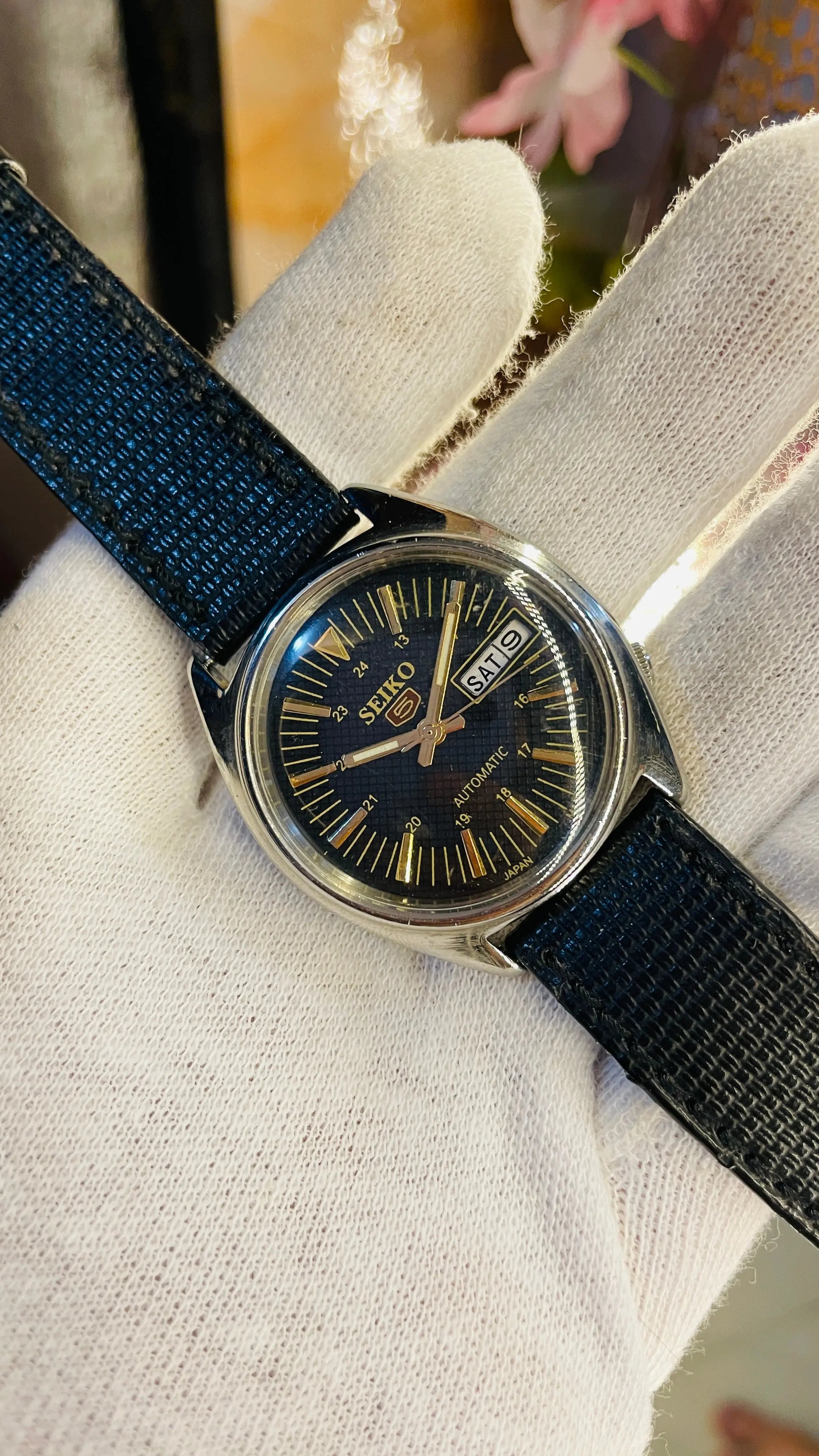 Seiko 5 Automatic Men’s Watch – Vintage Japan Model | Restored & Ready to Wear National Watches