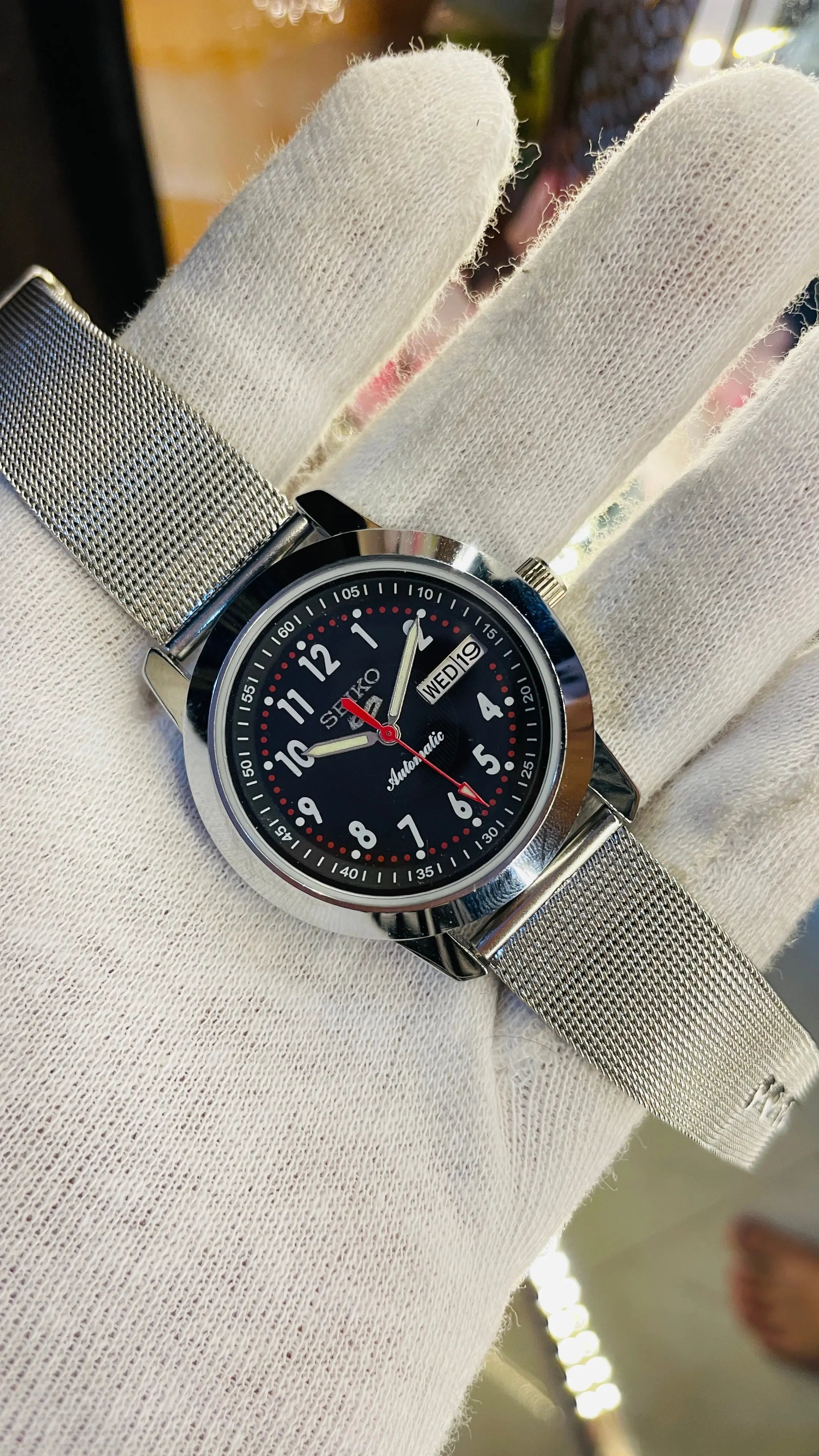 Seiko 5 Automatic Men’s Watch – Vintage Japan Model | Restored & Ready to Wear National Watches