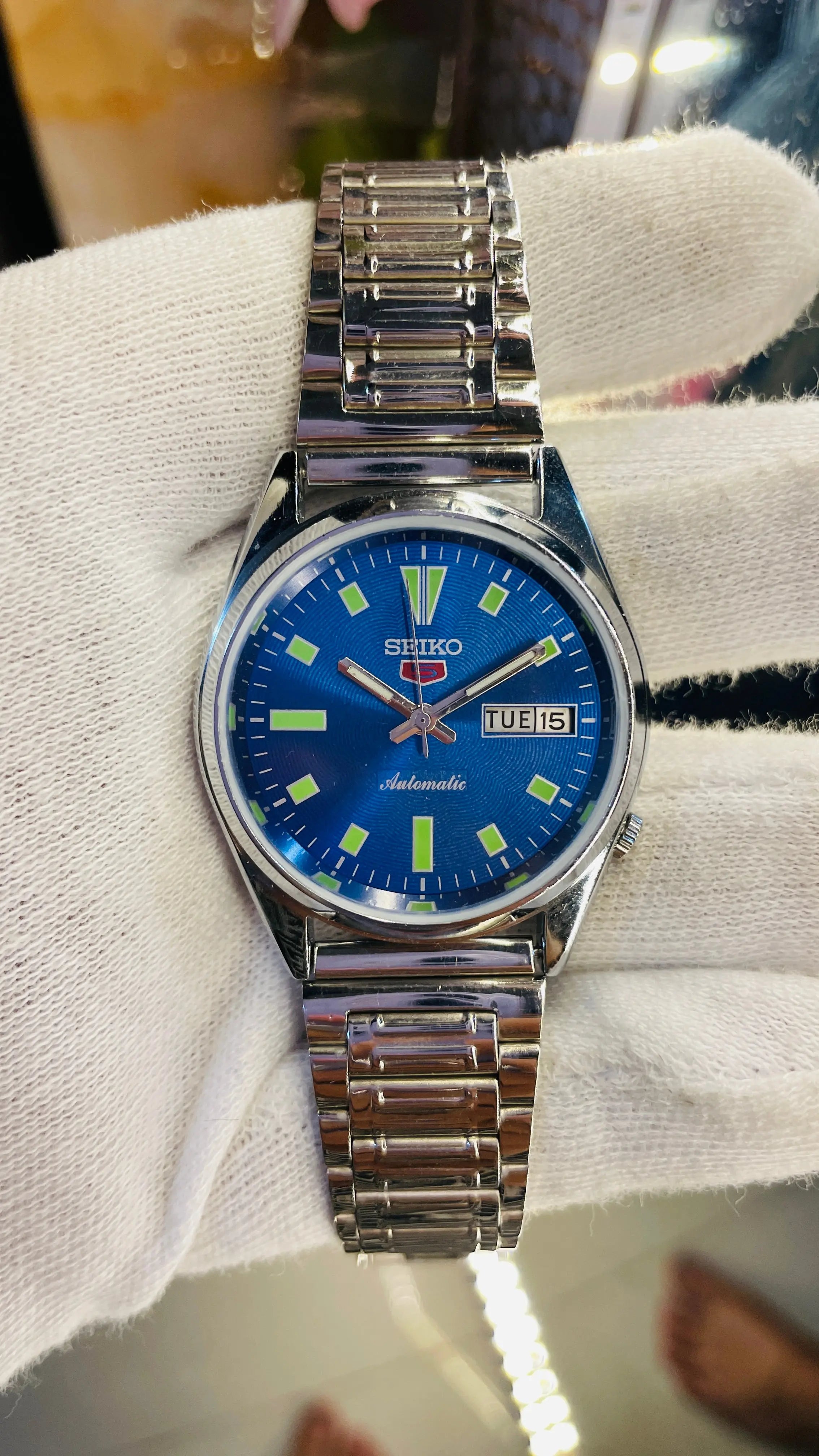 Seiko 5 Automatic Men’s Watch – Vintage Japan Model | Restored & Ready to Wear National Watches