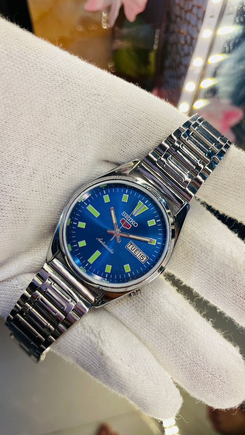 Seiko 5 Automatic Men’s Watch – Vintage Japan Model | Restored & Ready to Wear