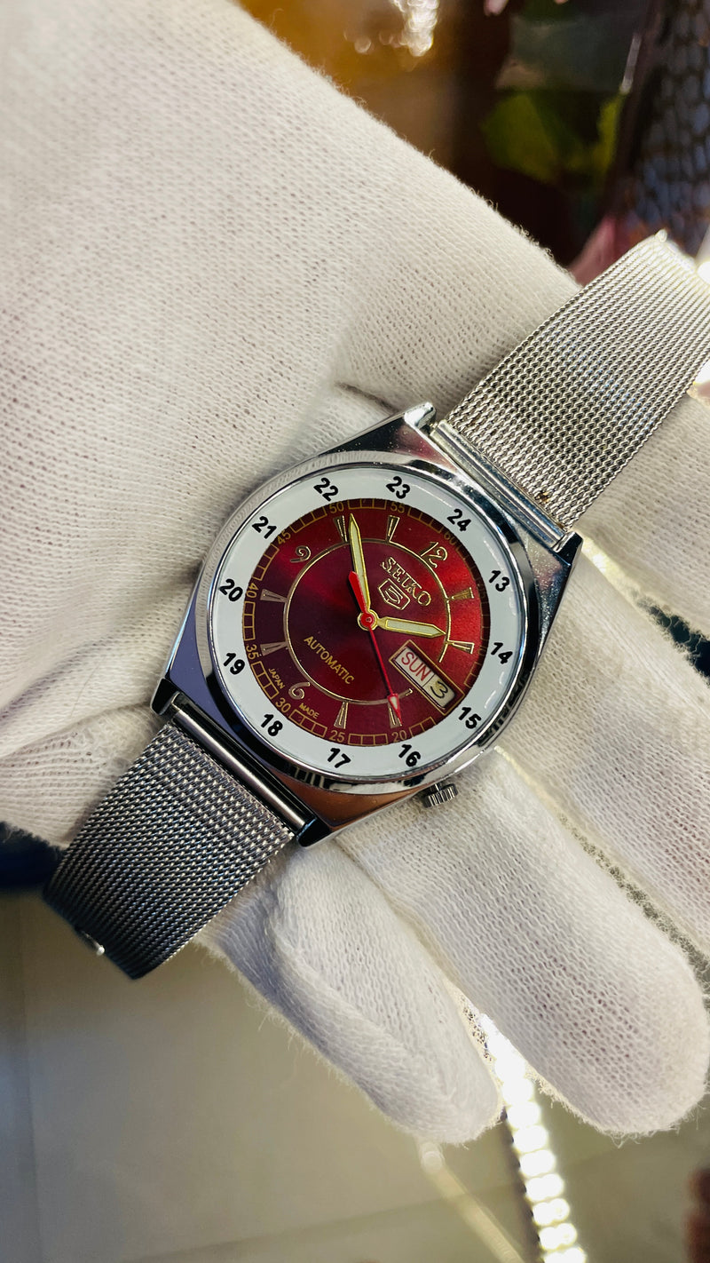 Seiko 5 Automatic Men’s Watch – Vintage Japan Model | Restored & Ready to Wear