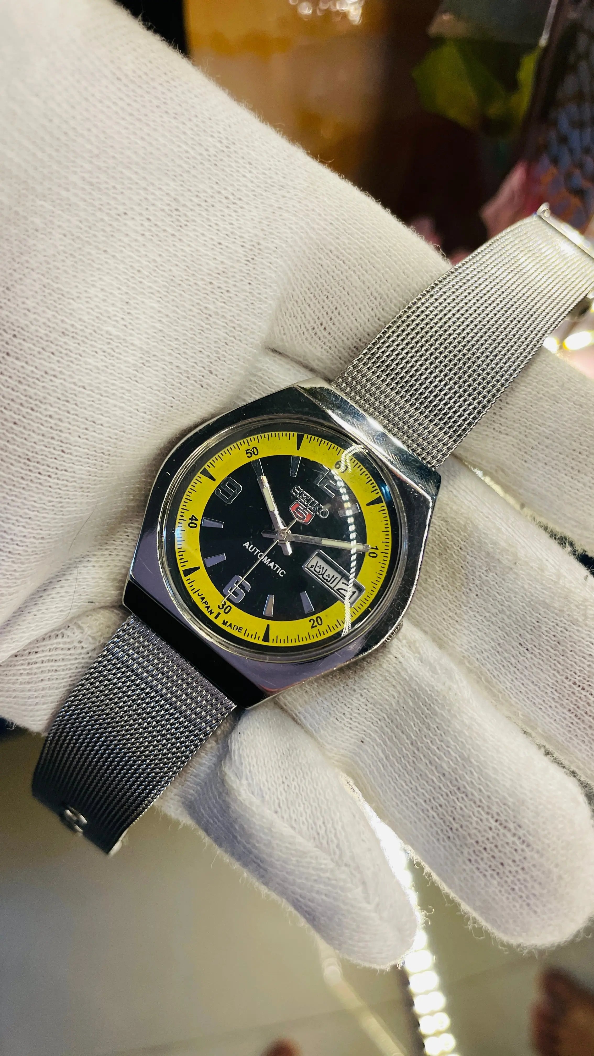 Seiko 5 Automatic Men’s Watch – Vintage Japan Model | Restored & Ready to Wear National Watches