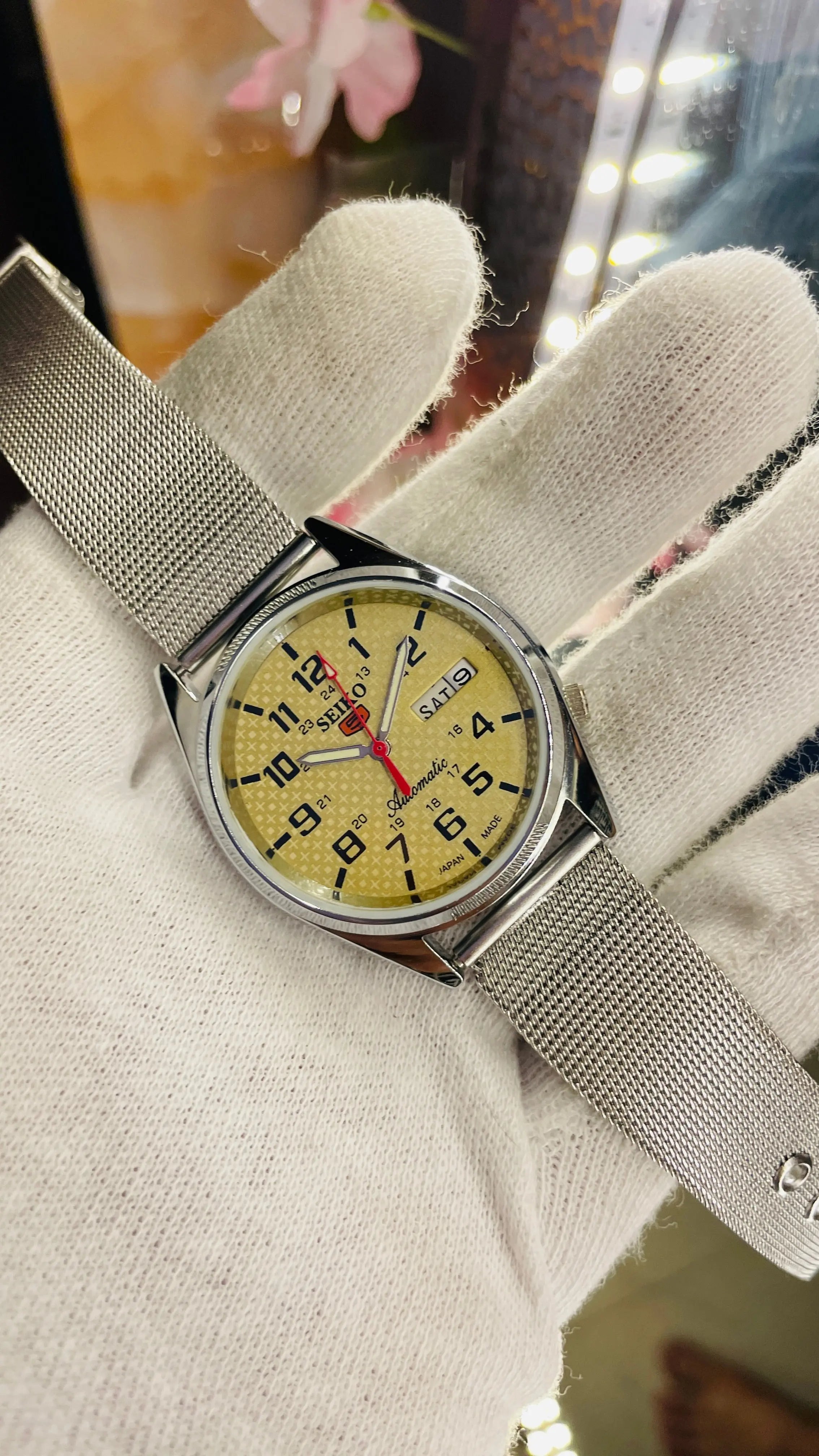 Seiko 5 Automatic Men’s Watch – Vintage Japan Model | Restored & Ready to Wear National Watches