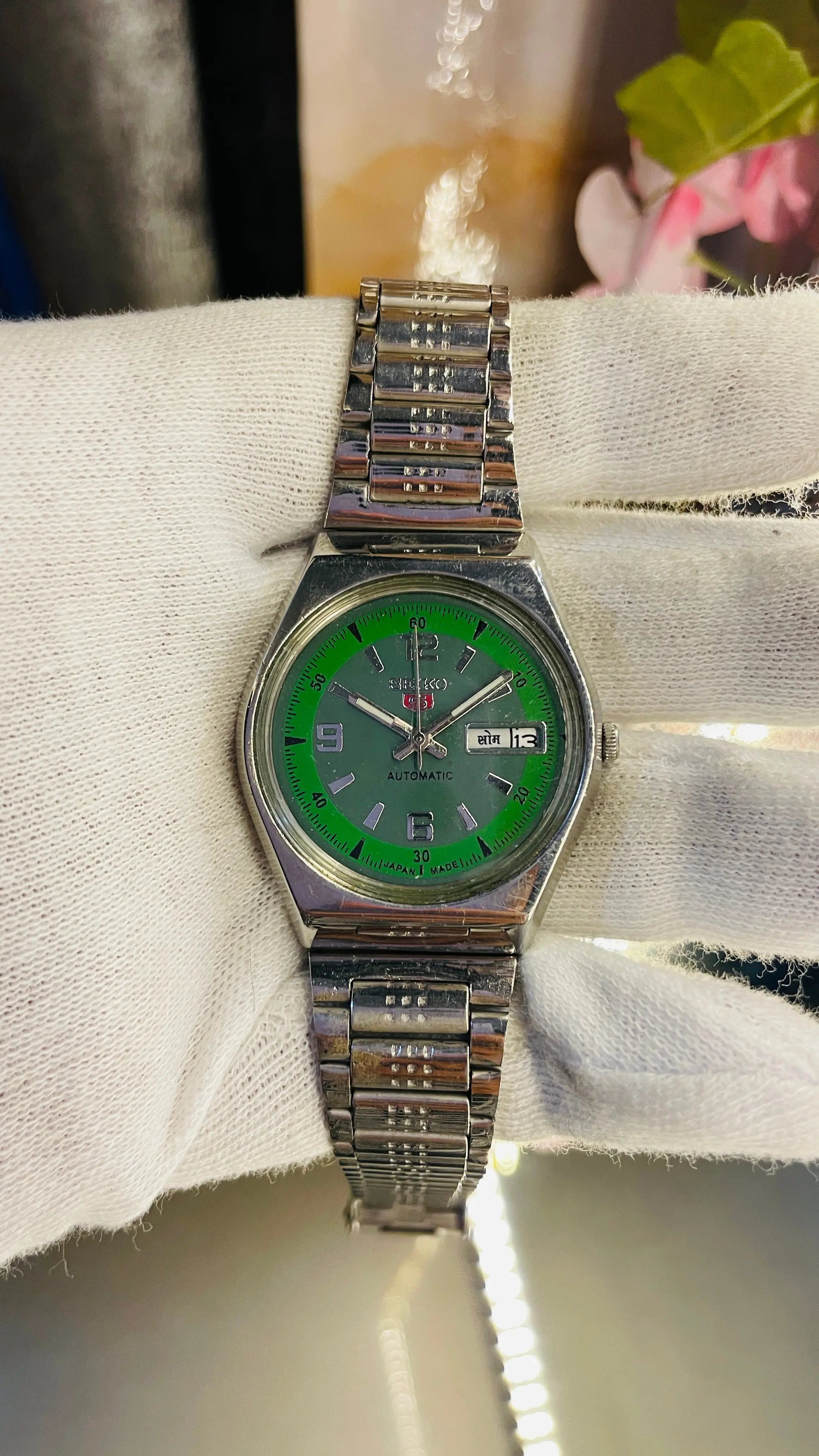 Seiko 5 Automatic Men’s Watch – Vintage Japan Model | Restored & Ready to Wear National Watches