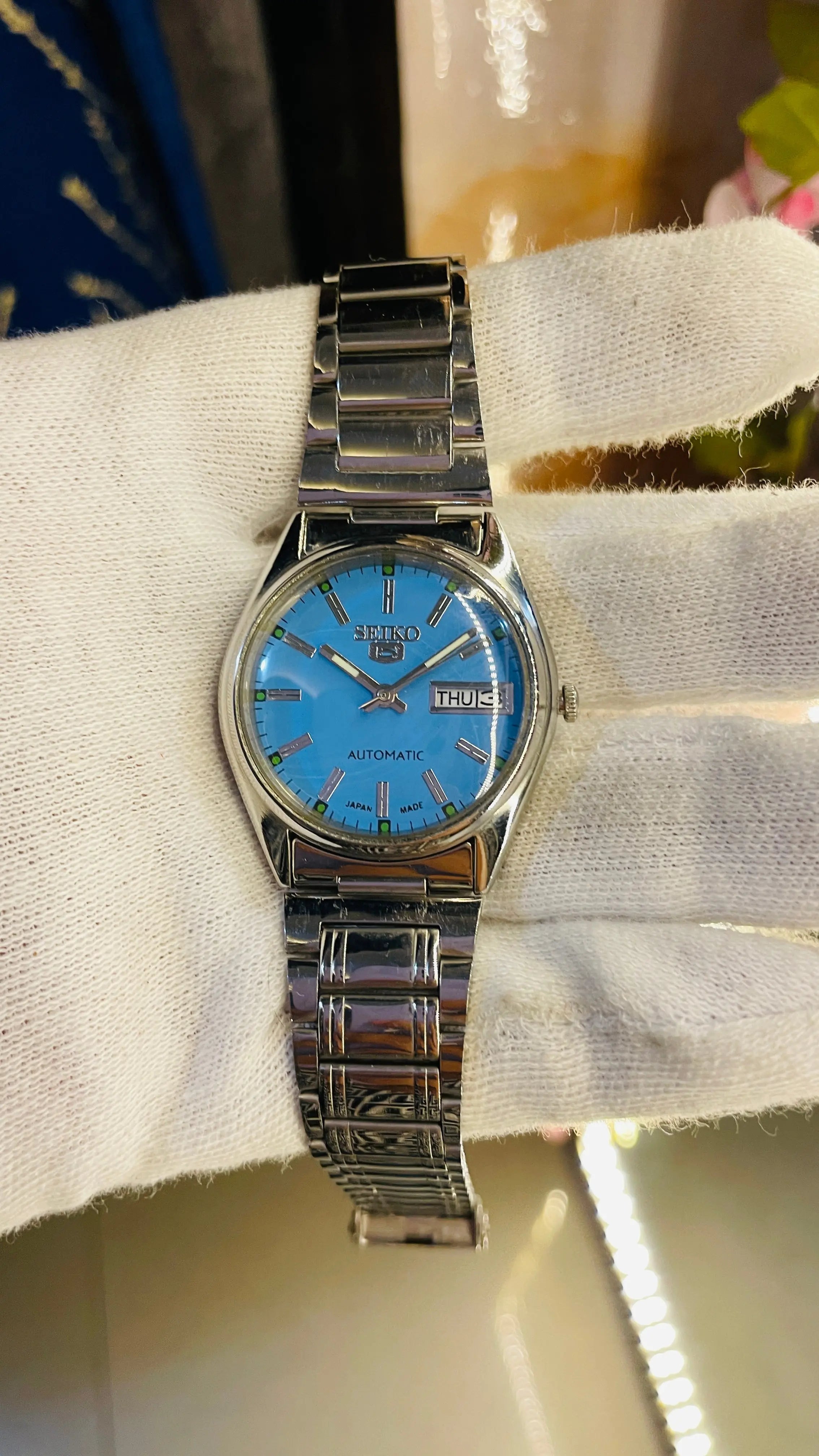 Seiko 5 Automatic Men’s Watch – Vintage Japan Model | Restored & Ready to Wear National Watches