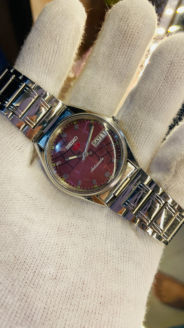 Seiko 5 Automatic Men’s Watch – Vintage Japan Model | Restored & Ready to Wear