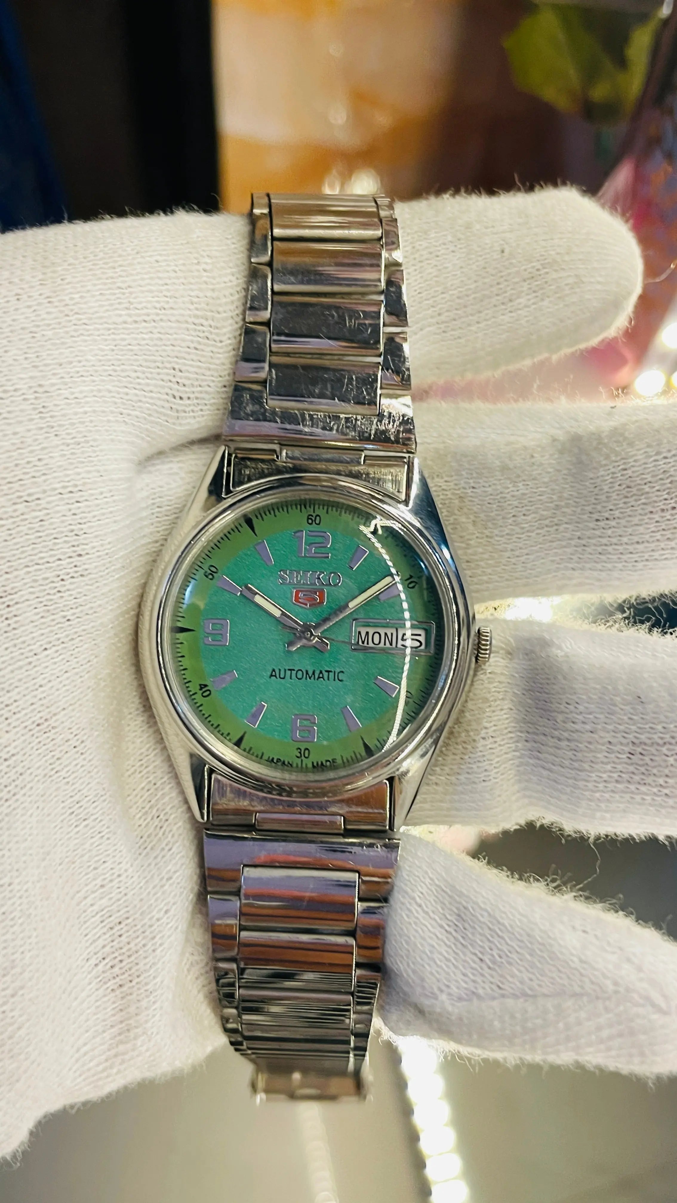 Seiko 5 Automatic Men’s Watch – Vintage Japan Model | Restored & Ready to Wear National Watches