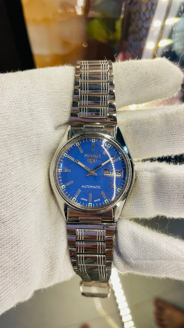 Seiko 5 Automatic Men’s Watch – Vintage Japan Model | Restored & Ready to Wear