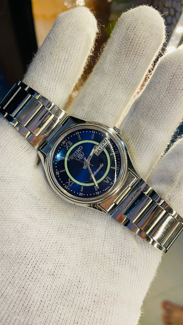 Seiko 5 Automatic Men’s Watch – Vintage Japan Model | Restored & Ready to Wear