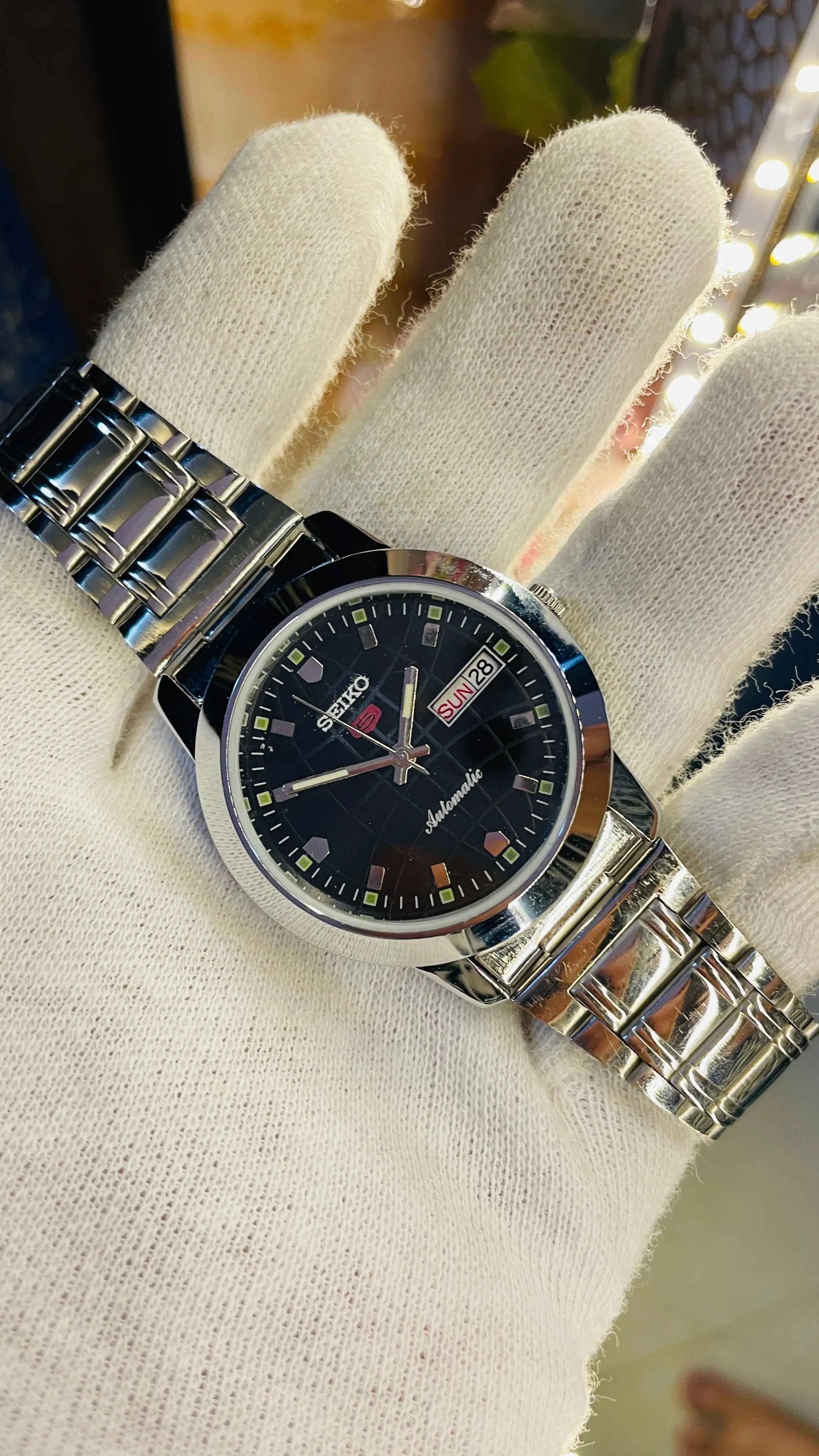 Seiko 5 Automatic Men’s Watch – Vintage Japan Model | Restored & Ready to Wear National Watches