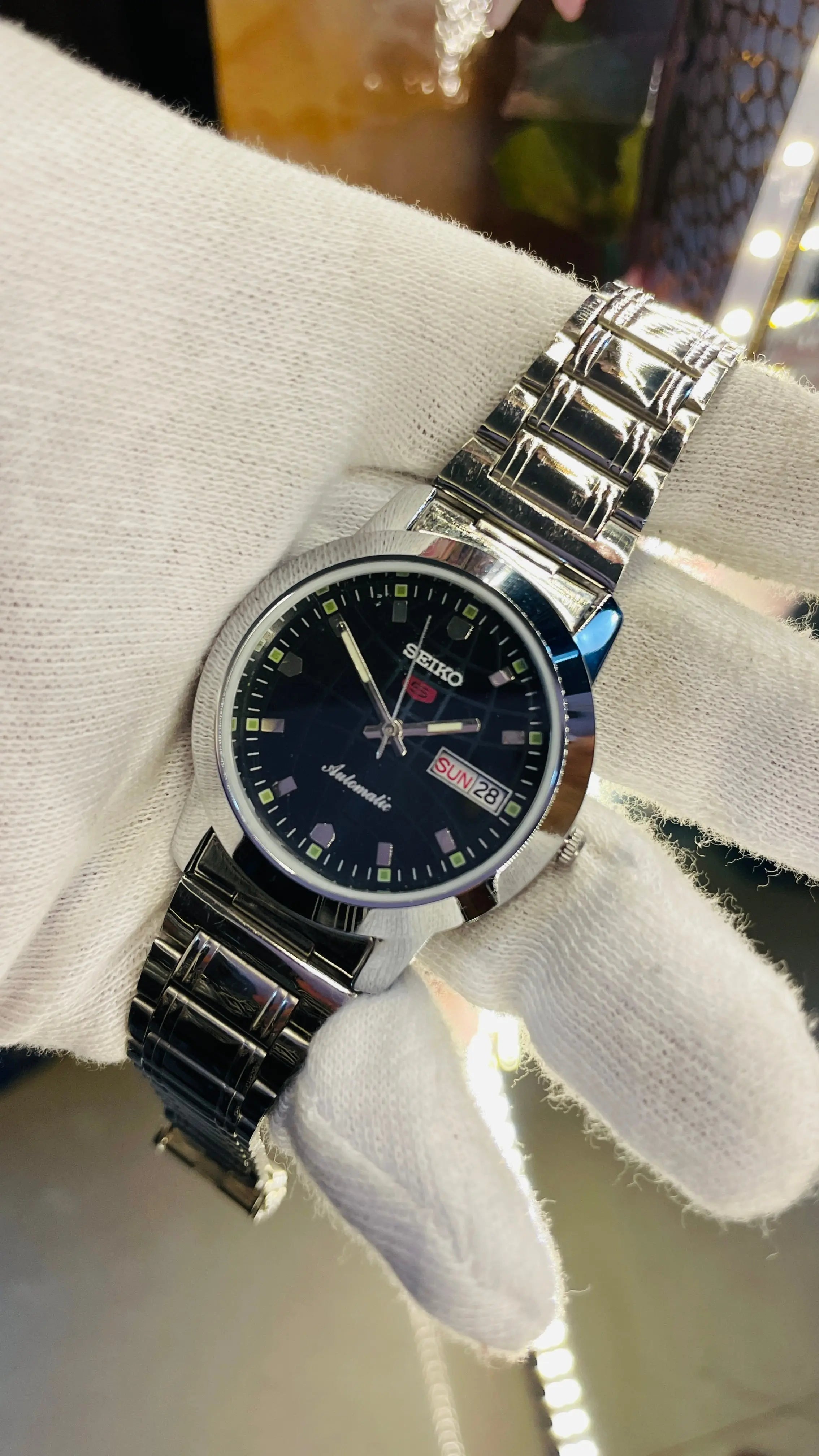 Seiko 5 Automatic Men’s Watch – Vintage Japan Model | Restored & Ready to Wear National Watches