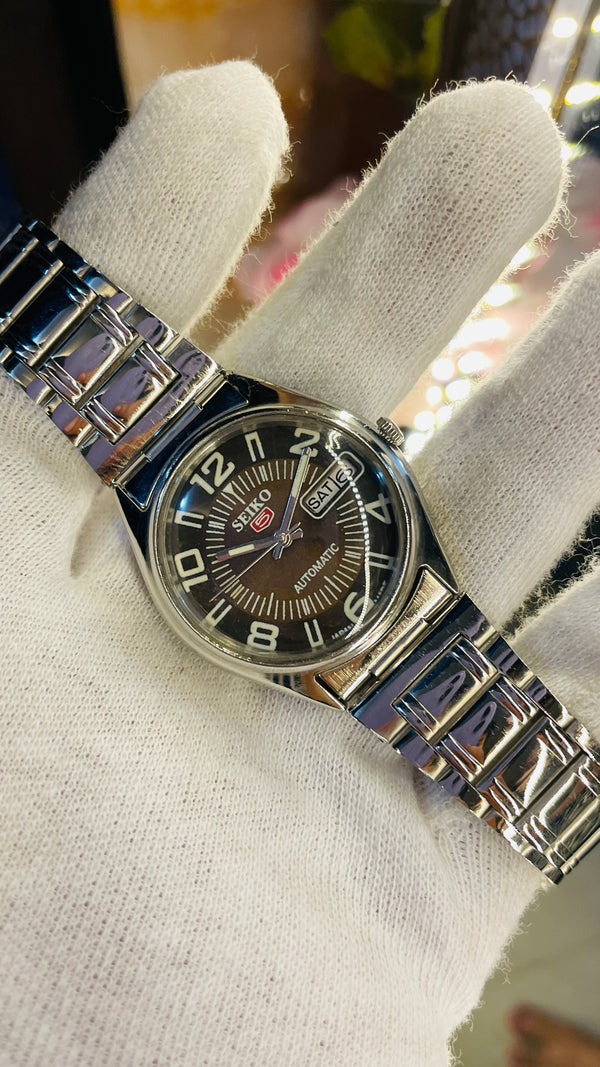 Seiko 5 Automatic Men’s Watch – Vintage Japan Model | Restored & Ready to Wear