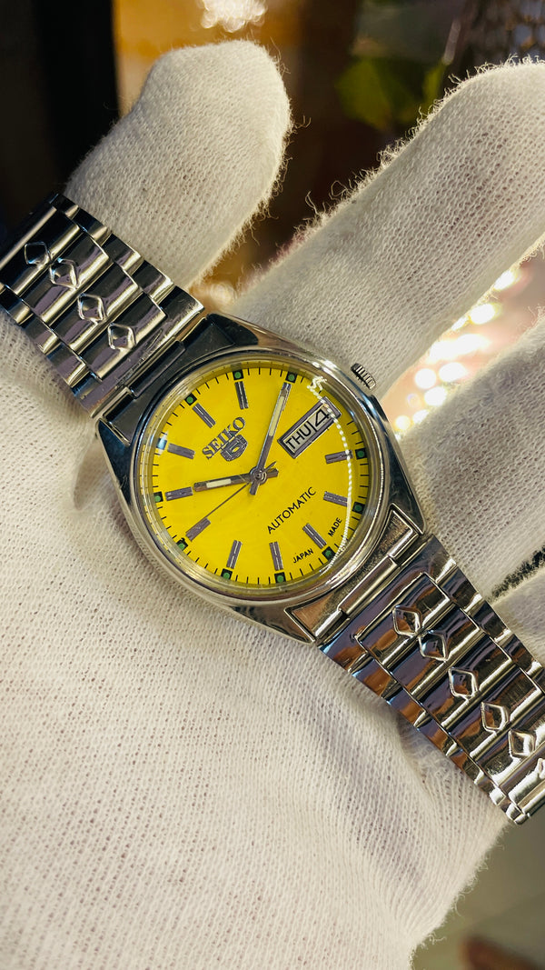 Seiko 5 Automatic Men’s Watch – Vintage Japan Model | Restored & Ready to Wear