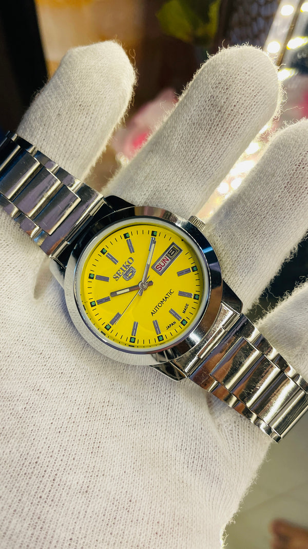 Seiko 5 Automatic Men’s Watch – Vintage Japan Model | Restored & Ready to Wear
