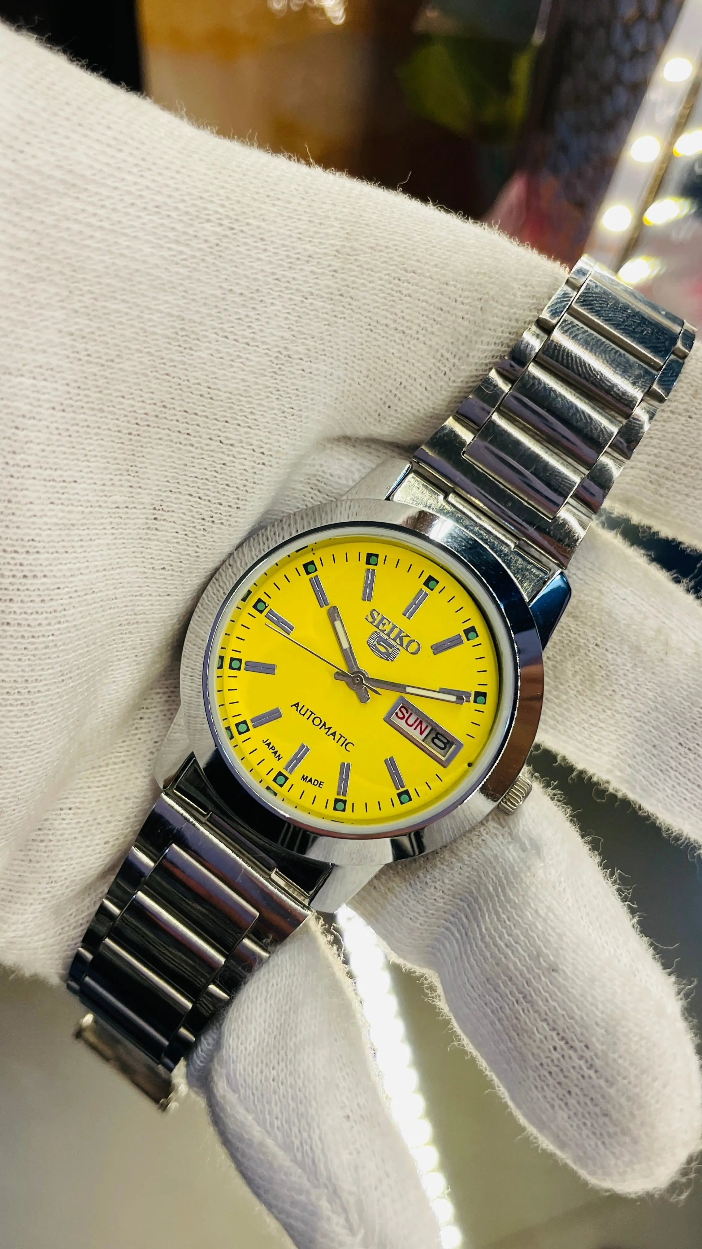 Seiko 5 Automatic Men’s Watch – Vintage Japan Model | Restored & Ready to Wear National Watches