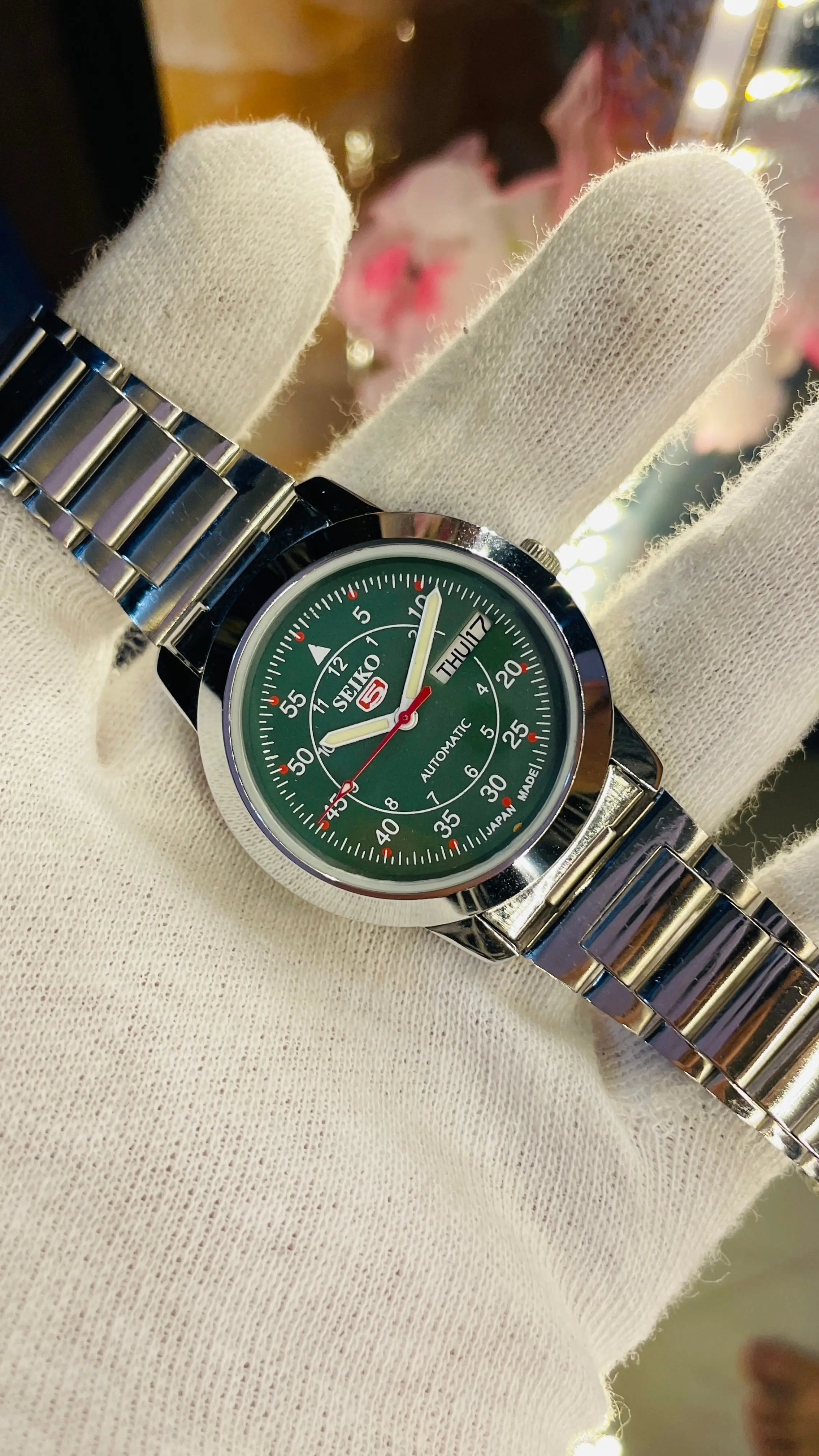 Seiko 5 Automatic Men’s Watch – Vintage Japan Model | Restored & Ready to Wear National Watches