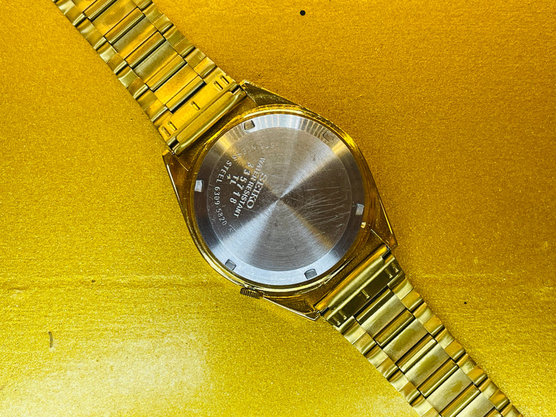 Seiko 5 Black Dial Automatic Vintage Watch