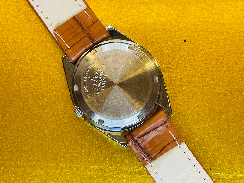 Seiko 5 Black Dial Automatic Vintage Watch