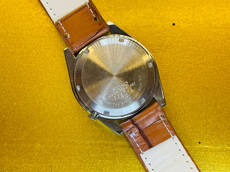Seiko 5 Black Dial Automatic Vintage Watch