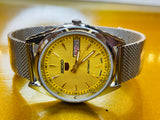 Seiko 5 Black Dial Automatic Vintage Watch