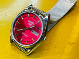 Seiko 5 Black Dial Automatic Vintage Watch