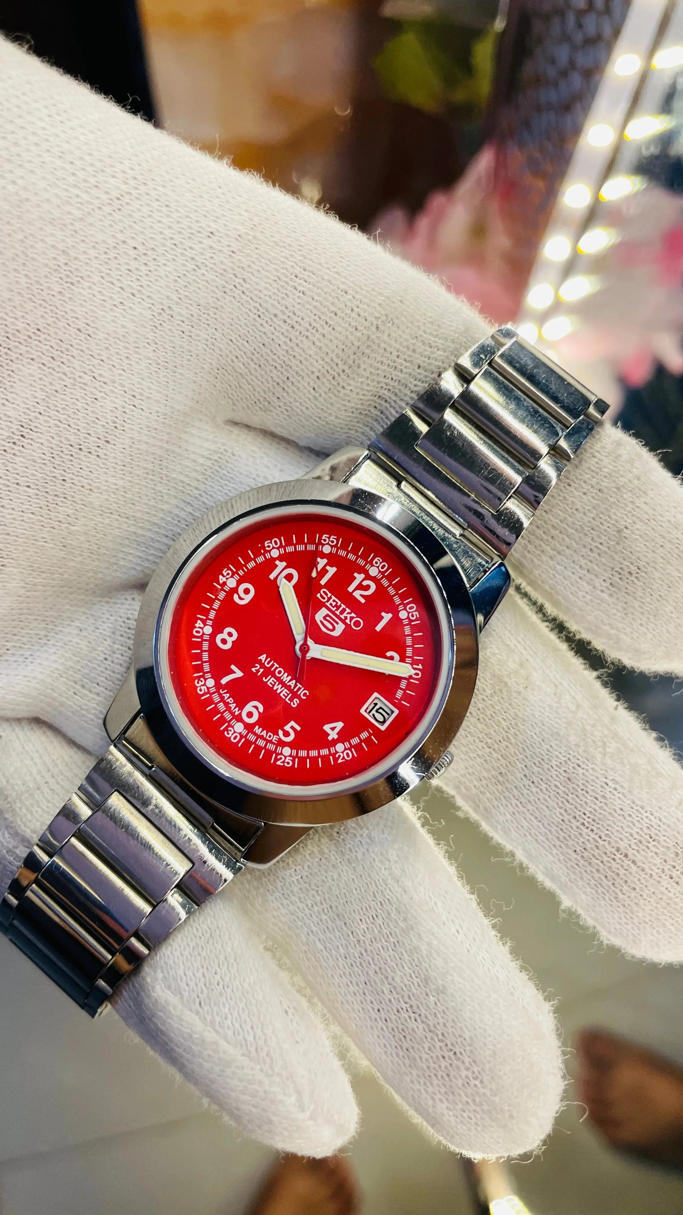 Seiko 5 Automatic Men’s Watch – Vintage Japan Model | Restored & Ready to Wear National Watches