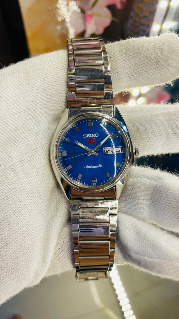 Seiko 5 Automatic Men’s Watch – Vintage Japan Model | Restored & Ready to Wear