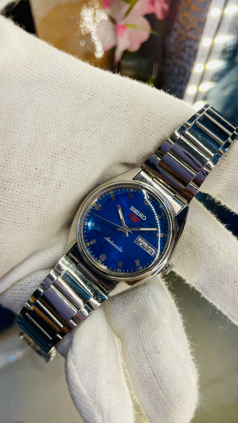 Seiko 5 Automatic Men’s Watch – Vintage Japan Model | Restored & Ready to Wear