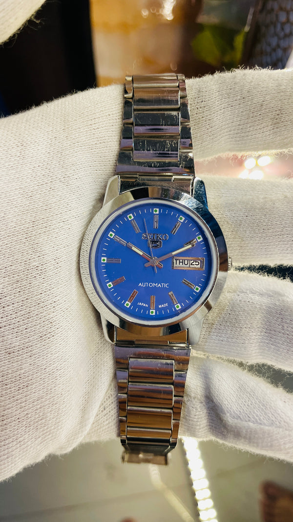 Seiko 5 Automatic Men’s Watch – Vintage Japan Model | Restored & Ready to Wear