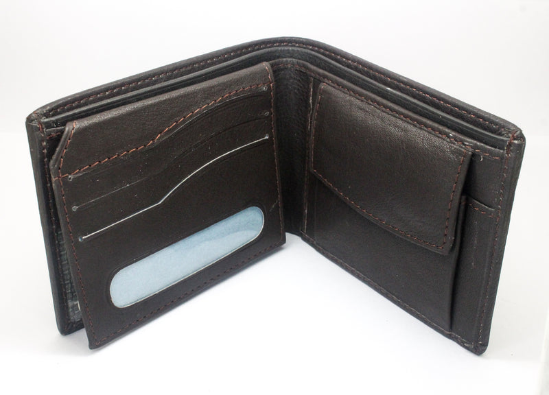Blue Genuine Leather Wallet