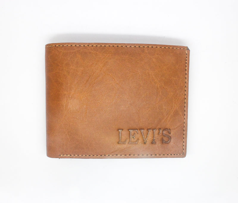 Blue Genuine Leather Wallet