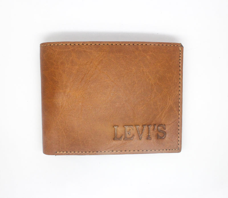 Blue Genuine Leather Wallet