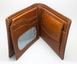 Blue Genuine Leather Wallet