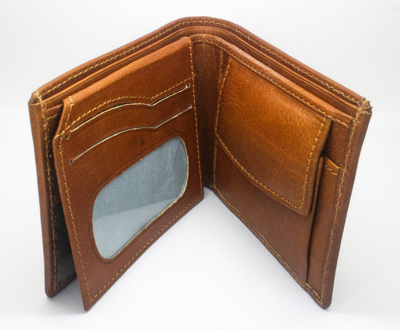 Blue Genuine Leather Wallet